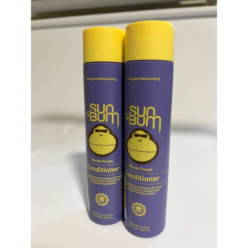 Sun Bum Blonde Purple Conditioner Duo 10 oz Each‎